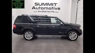2016 FORD EXPEDITION EL PLATINUM BLACK CLEARCOAT WALK AROUND REVIEW 12225Z SOLD!