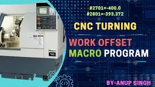 CNC Work Offset In Macro,Offset In Macro,मैक्रो वर्क ओफ़्सेट को कैसे उपयोग  करते है cnc प्रोग्राम में