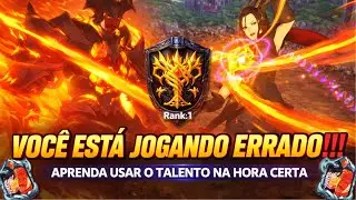 VOCÊ ESTA JOGANDO ERRADO!!! APRENDA USAR O TALENTO NA HORA CERTA | The Seven Deadly Sins Grand Cross