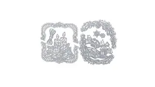 Crafter's Companion Die'sire Christmas Village Die Set