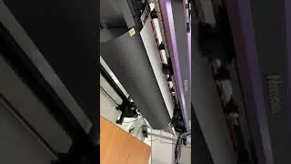 Mimaki Sample Run CJV300-130Plus 54&rdquo; Printer/Cutter. Print Cut & Perforation.