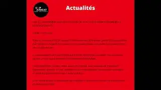 Actualit&eacute;s Juridiques