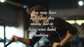 Discipline is the secret to success