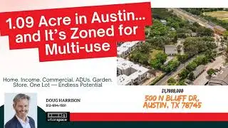 Rare 1.09 Acre Opportunity in Austin | 500 N Bluff Dr | $1,799,000 Multi-Use Property