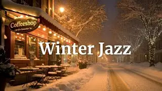 Copenhagen Outdoor Coffee Ambience ☕❄️ Quiet Coffee Shop Ambience & Smooth Jazz for Relaxing Mood