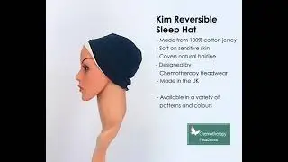 The Kim Double Sided Chemo Hat by Chemotherapy Headwear