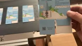 ANTIAN UV inkjet printer cooperates with paging machine to spray QR code on paper box