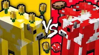 Moobloom vs Mooshroom