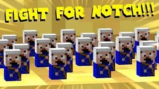 Which MASSIVE Minecraft Army of TINY MEN will win?