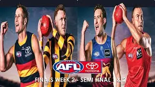 AFL Finals Week 2 - Semi Final 1 & 2 Preview