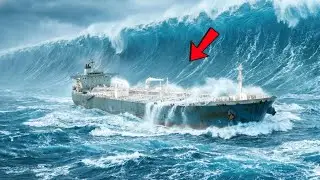 MEGA TSUNAMI VS ULTRA-GIANT OIL TANKER | REALISTIC OCEAN DISASTER SIMULATION (AI VFX)