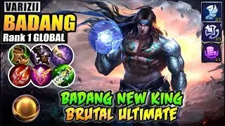Napakasakit Na Damage Ni Badang | Rank 1 Global Badang | Varizii - Gameplay Mobile Legends