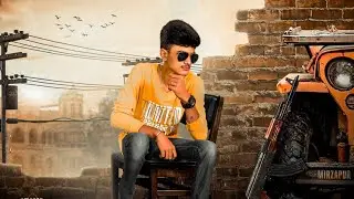 Picsart mirzapur poster editing | picsart photo editing | picsart editing bengali