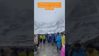 Kedarnath Snowfall Update|Raahgeer Rahul| #kedarnath #kedarnathdham #chardham #shorts #badrinath