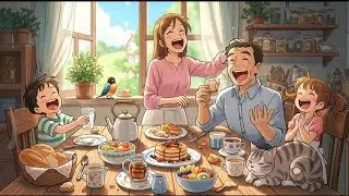 A Rainy Day of Cozy Ghibli Life 🌧️🍃 | Peaceful Village Moments | Relaxing Animation