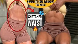 Вырванная талия и видимый пресс через 20 минут~2 Weeks SLIM THICK CHALLENGE #3 🍁 At Home