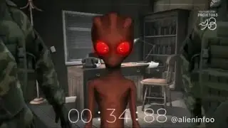 35 second Varginha Alien creature animation video