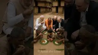 Before Russia Votes: Modi, Yogi, Amit Shah & Putin Celebrate Unity in a Rural Village!#modi#putin#ai
