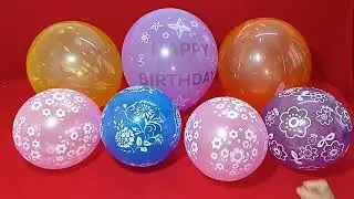 FUN HAPPY BIRTHDAY BIG BALLOON#balon#fun#blowingballoon#poppingballon
