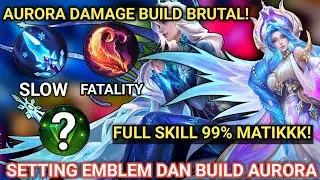 AURORA 2025 | SETTING EMBLEM DAN BUILD AURORA TERSAKIT 2025 | EMBLEM AURORA PALING SAKIT
