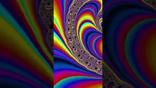 #hypnotic #mindblowing #animation Psytrance Fractals: Dancing Through Warm and Cool Spirals