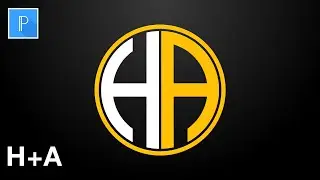 HA Logo Design Tutorial In Pixellab | Pixellab Logo Design