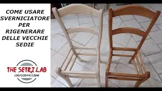 Come usare uno sverniciatore per rigenerare delle vecchie sedie