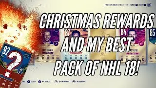 XMAS Rewards! - CRAZY NHL 18 Pack Opening