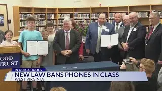 New W.VA. law bans phones in class