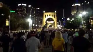 Walking home across the Clemente Bridge