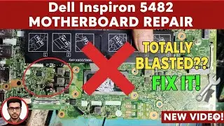 Dell Inspiron 5482 Laptop Motherboard Totally blast Thik kaise Kare full Video 