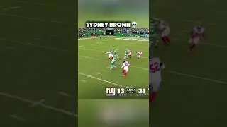 Sydney Brown nearly took this dudes head off 😂 #flyeaglesfly #gobirds #eaglesnation