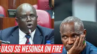 DRAMA! WESONGA LECTURE CS JOHN MBADI LIKE A KID FOR REFUSING TO PAY STRIKING LECTURERS