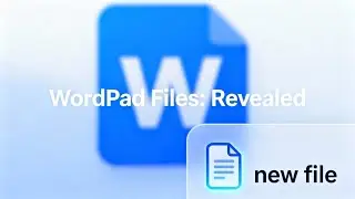 Word File Menu