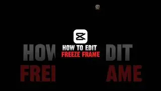 How to edit freeze frame ..✅ #capcut #tutorial #shorts
