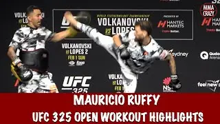 UFC 325: Mauricio Ruffy Open Workout Highlights