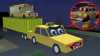 There's Horror Secret Place Taxi Container Truck Haunted Yuta Mio ‼️ SAKURA SCHOOL SIMULATOR