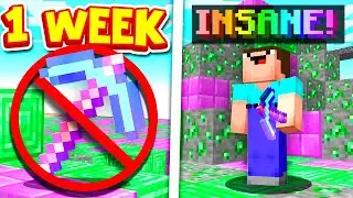 I didn't mine for ONE WEEK and BECAME RICH in MINECRAFT: PRISONS?! | Minecraft OP PRISON #2