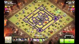 Clash of Clans Th9 3 Star @ Anti 2 Star Base