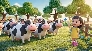 Ocho Vaquitas Pequeñas Mu Mu Mu | Canciones Infantiles y Rimas para Niños