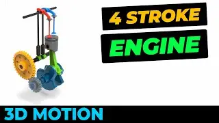 4 Stroke Engine Motion
