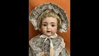aoyama1582 Antique 20 German Bisque Head Baby Doll 1295 Franz Schmidt & Co Sweet Baby!