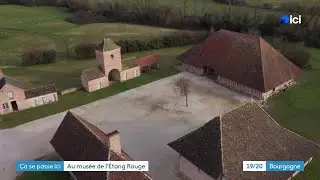 Ça se passe ici - à Seurre (Côte-d'Or) - L'Etang Rouge : un musée à ciel ouvert