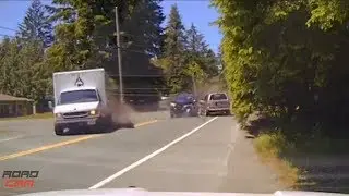 CAR CRASH DASHCAM, Vancouver Island RCMP