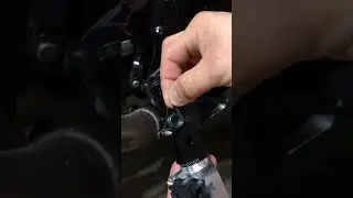 How to install Puig wide foot pegs #shorts