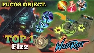 TURRET DESTROYER!!! FIZZ BEST BUILD AND RUNES - TOP 1 GLOBAL FIZZ By TLG HongKong3 - WILD RIFT