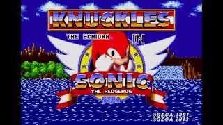 Sonic The Hedgehog Classic full gameplay walkthrough with Knuckles 