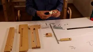 Сборка системы челнок самолет к ткацкому станку 