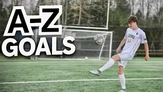 I Attempted the A-Z Soccer Goal Challenge: Scoring A to E (Part 1)⚽