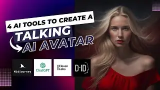 Create your own Animated AI AVATAR using 4 AI TOOLS !!!